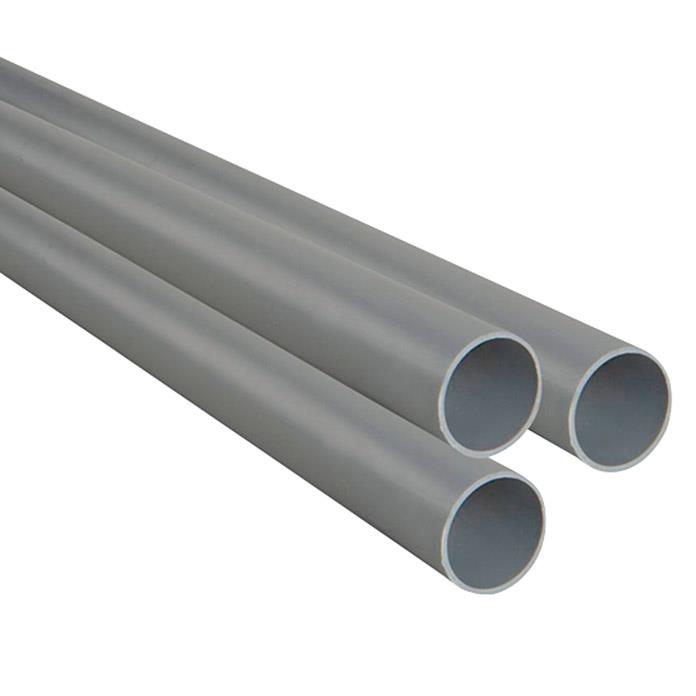 Tubo PVC compacto encolar gris serie B  Ø32-3m PVP/Tubo
