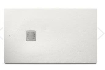 Plato de ducha Terran blanco sin marco 1200x700x31mm.
